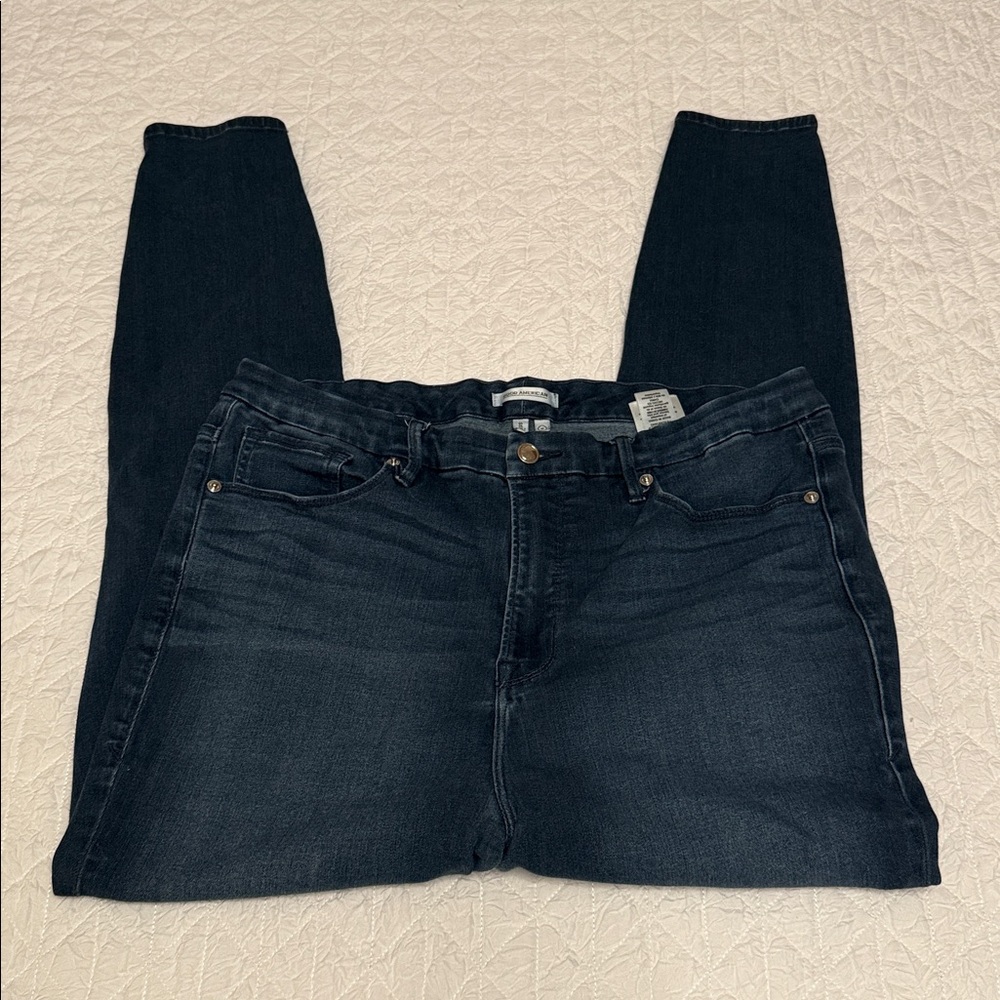 Good American High Rise Jeans - Deep Indigo